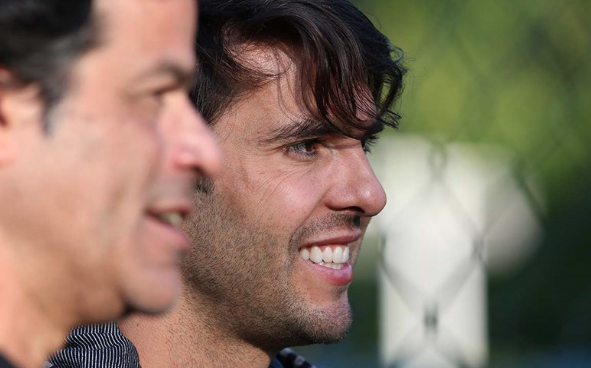 Kaká visitou o CT da Barra Funda nesta terça-feira