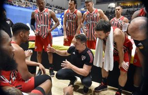 Time de basquete do São Paulo. (Foto: João Pires/LNB)